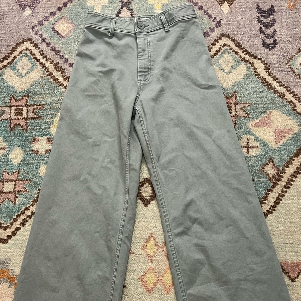 Zara marine straight jeans